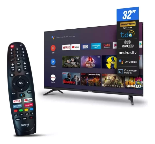 TV KANJI LED 32 SMART HD KJ-32MT005-2 ANDROID (2107)