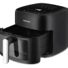 Freidora De Aire Digital 6 Lts 1500w Daewoo Daf-1885 Negra Color Negro