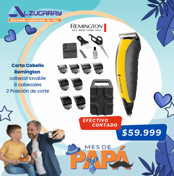 Combo Remington Afeitadora R31a + Corta Cabello Hc5850 (3118)