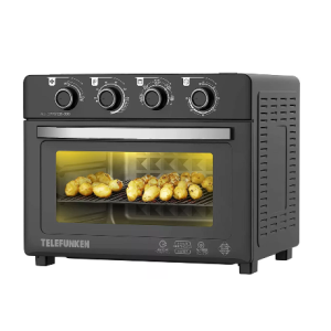 Horno De Aire Freidora Sin Aceite Telefunken Aerofryer 300 Color Negro