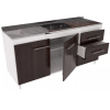 Bajo Mesada Orlandi 3015 1.40m Blanco/wengue ( 821)