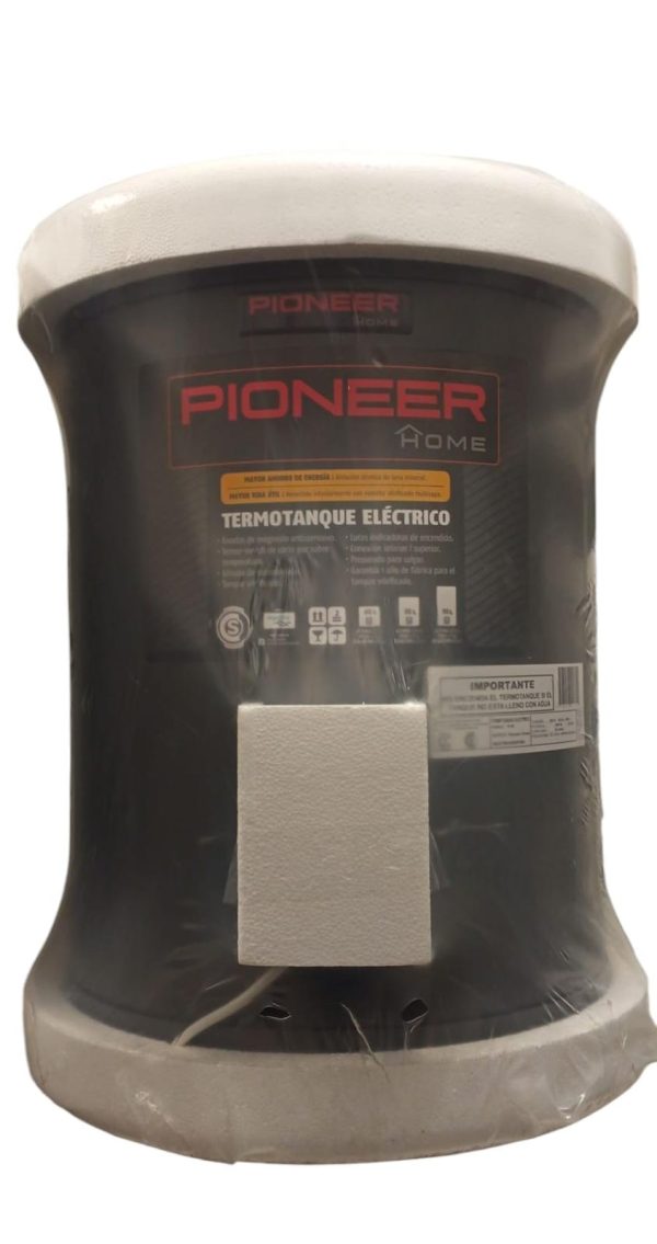 Termotanque Electrico Pioneer 60 Lts Negro Mate (345) - Imagen 2