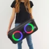 Parlante Portatil Gca Sound Flash 30w Bluetooth Luces Ritmo Color Negro (9823) - Imagen 3