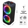 Parlante Portatil Gca Sound Flash 30w Bluetooth Luces Ritmo Color Negro (9823) - Imagen 2