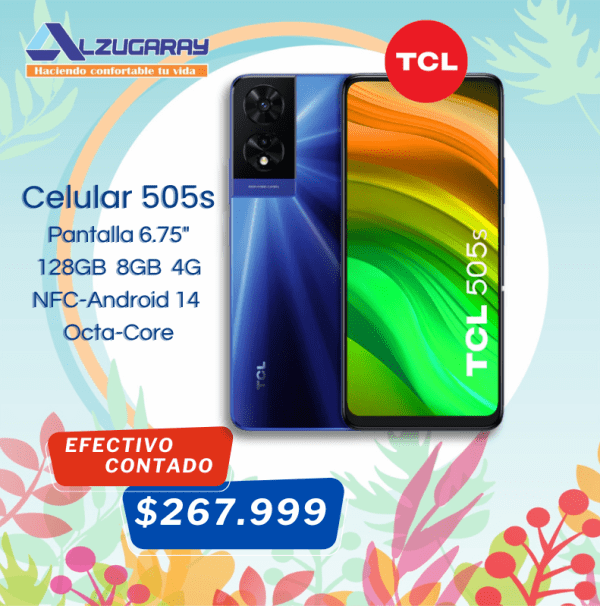TCL 505s 50 Series 256 GB  4 GB RAM (2277)