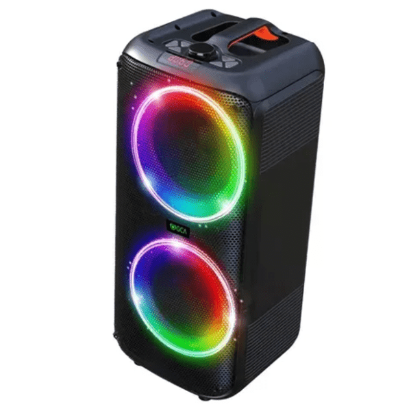 Parlante Portatil Gca Sound Flash 30w Bluetooth Luces Ritmo Color Negro (9823)
