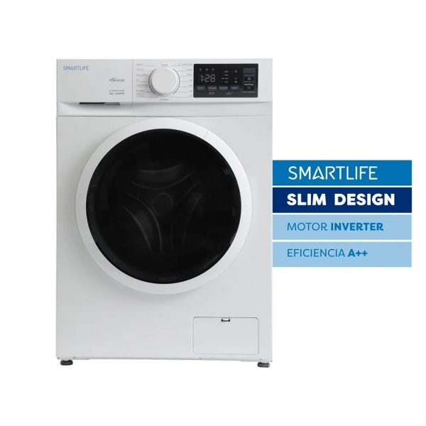 Lavarropas Automatico Smartlife 6kg Inverter Slim Design Color Blanco (4028) - Imagen 2