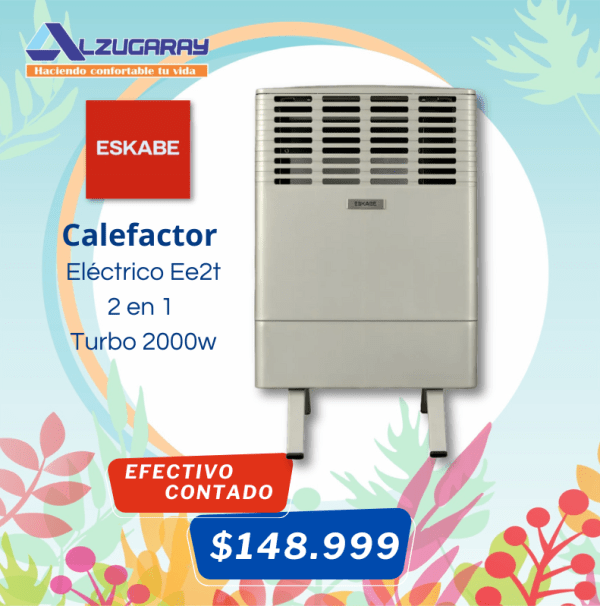 Calefactor Turbo Electrico Eskabe Ee2t 2000w 220v (2524)