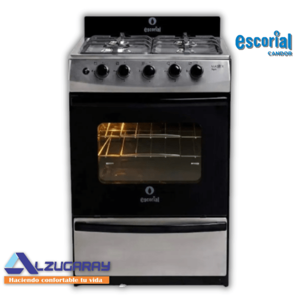 Cocina Escorial Master Style Fundición Multigas 56cm Inox (2515)