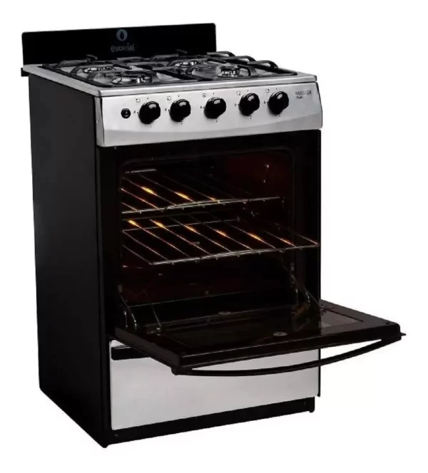 Cocina Escorial Master Style Fundición Multigas 56cm Inox (2515) - Imagen 2