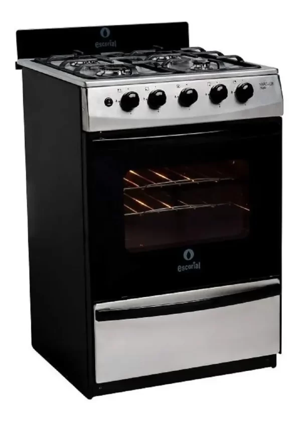 Cocina Escorial Master Style Fundición Multigas 56cm Inox (2515) - Imagen 4