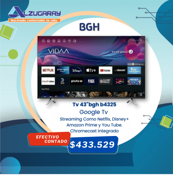 Smart Tv Bgh 43 B4325fh5 Full Hd Vidaa (8549)